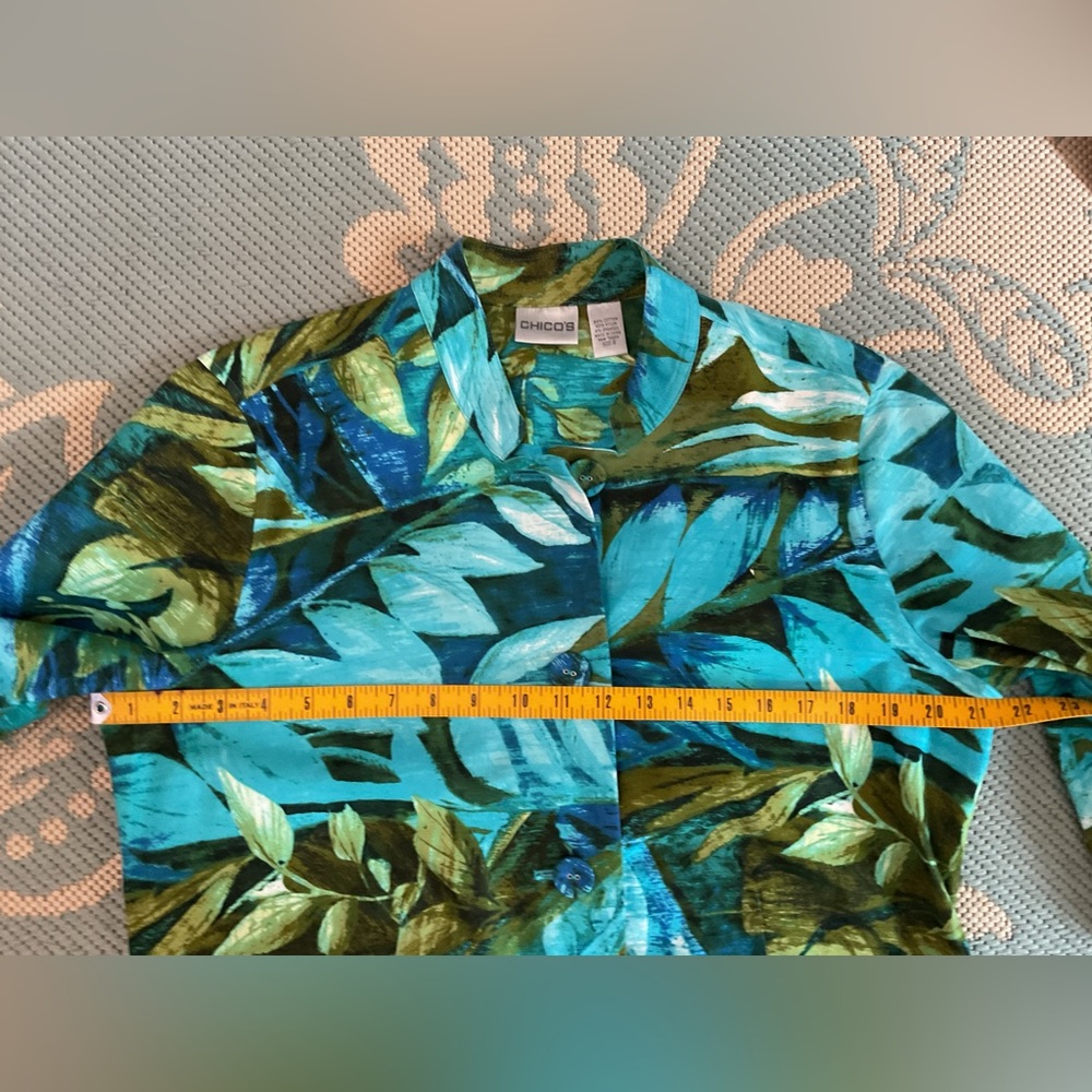 ❤️ Vibrant Chico’s Spring/Summer Jacket - Picture 4 of 6